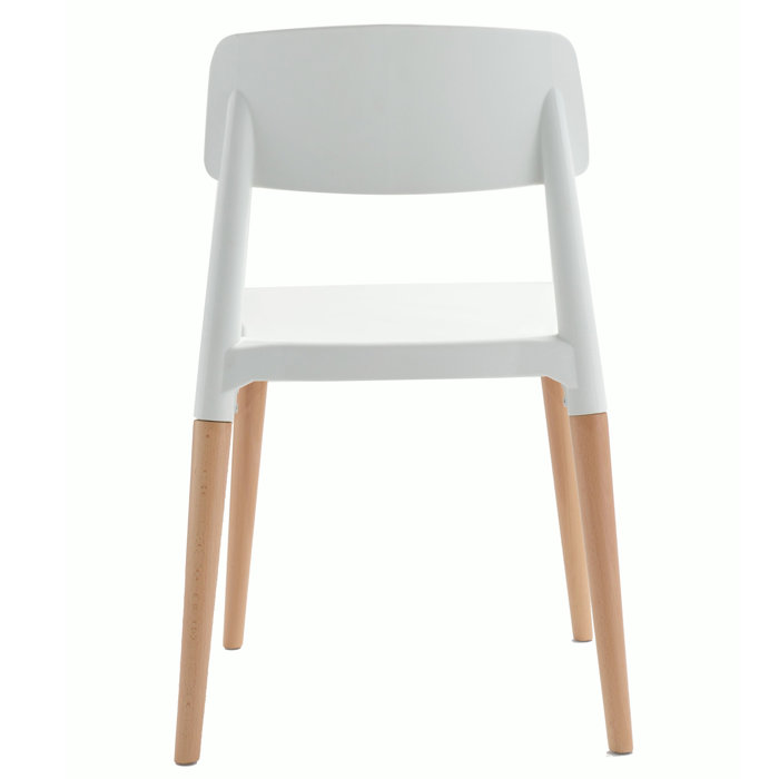 AllModern Jago Solid Back Stacking Side Chair & Reviews Wayfair Canada